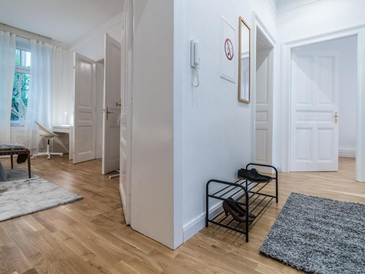 Hochwertige Altbauwohnung Im Modernen Stil In Wiesbaden - Kueche - Terrasse - Wlan - Zentral Exterior foto